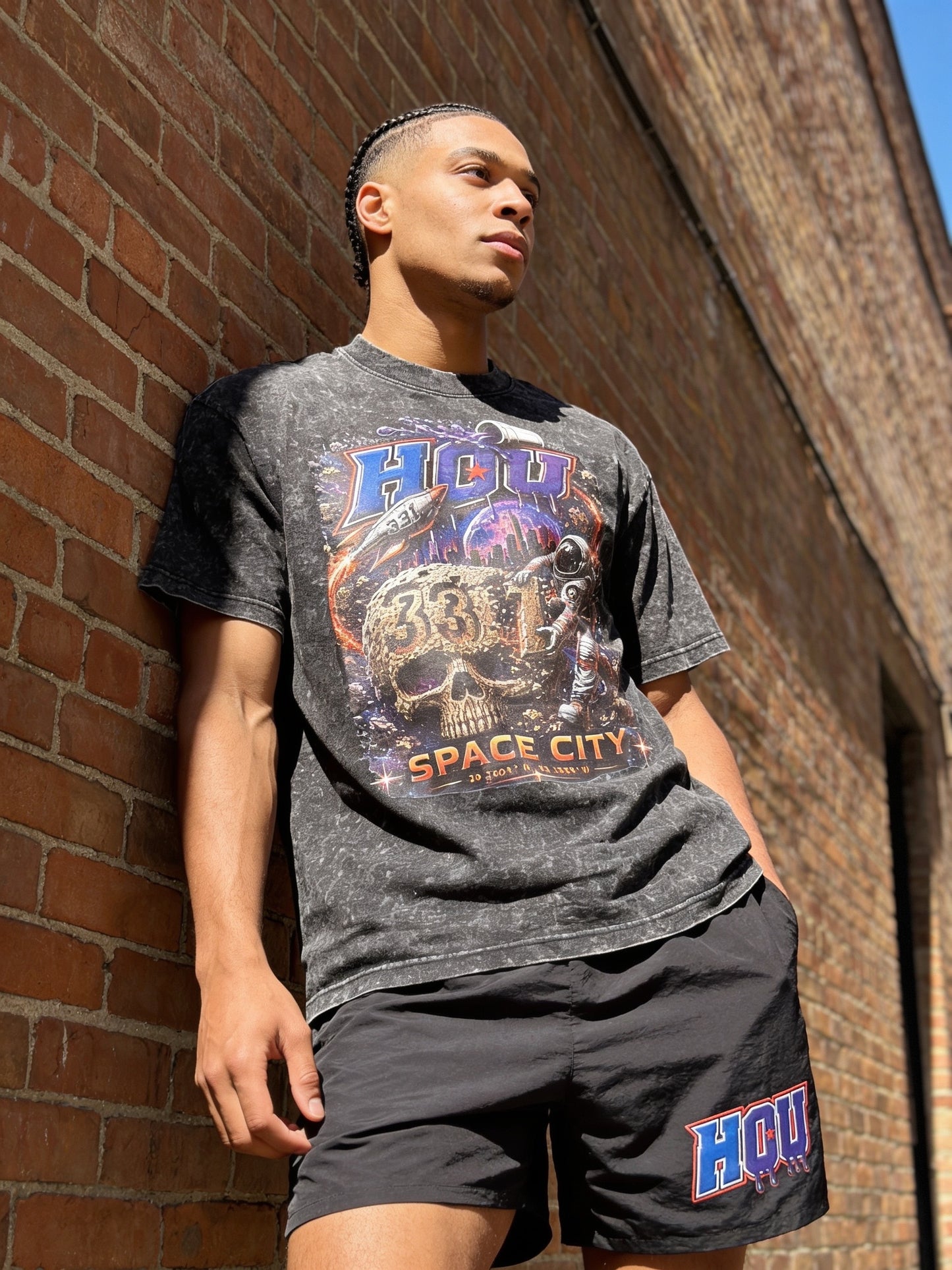 Space City-Houston Only Understands/ nylon short combo